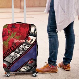 Personalised ANZAC Spirit 1915-2026 Filmstrip Tribute Luggage Cover Lest We Forget 25 April LT9