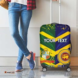 Custom Sri Lanka And Australia Cricket Luggage Cover 2025 The Lions Baggy Greens Together LT14