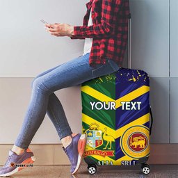 Custom Sri Lanka And Australia Cricket Luggage Cover 2025 The Lions Baggy Greens Together LT14