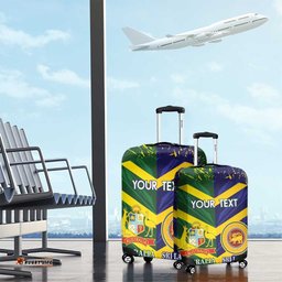 Custom Sri Lanka And Australia Cricket Luggage Cover 2025 The Lions Baggy Greens Together LT14