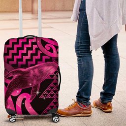 Humpback Whale Matariki New Zealand Luggage Cover NZ Maori Paikea Poutama Luxury Pink LT14