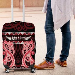 Kia Ora New Zealand Luggage Cover Maori Language Week Whero Taniko Motif LT14