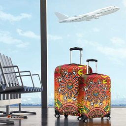 NAIDOC Week 2026 Luggage Cover 50 Years of Deadly Aboriginal Dot Art LT9