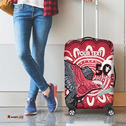 Personalised Australia Galah NAIDOC Week 2026 Luggage Cover 50 Years of Deadly Aboriginal Art LT14