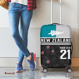 Custom NZ Cricket Pride Luggage Cover Silver Fern Fan Supporter Apparel LT9