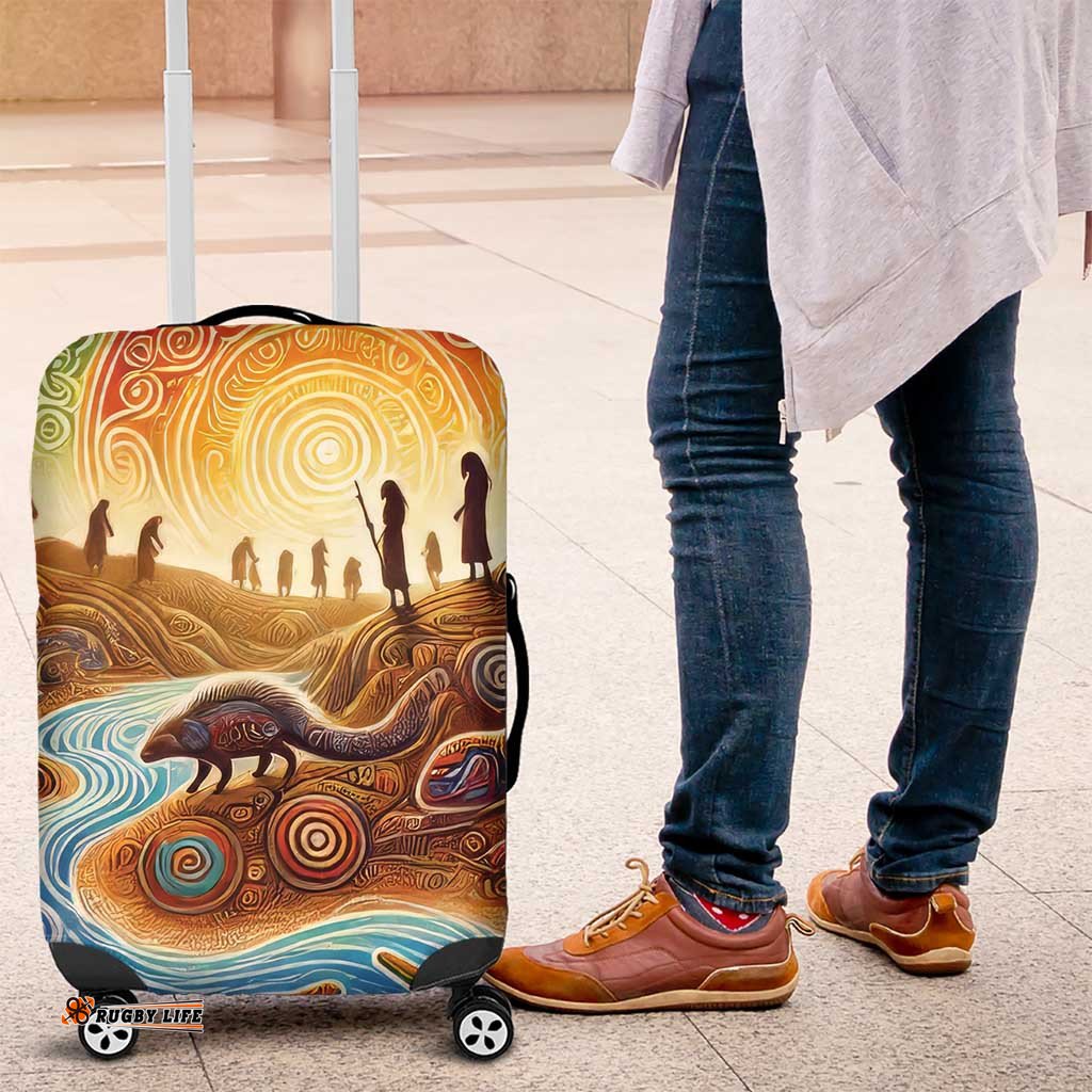 Aboriginal Dreamtime Animals Stories Luggage Cover LT9