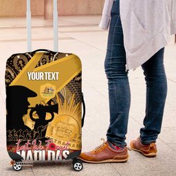 Personalised Australia Matildas ANZAC Day Luggage Cover Last Post Poppy Lest We Forget LT14