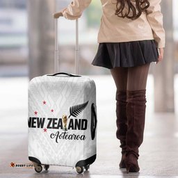 Football New Zealand Luggage Cover Aotearoa United White Version LT01