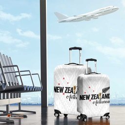 Football New Zealand Luggage Cover Aotearoa United White Version LT01