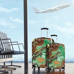 Personalised Australia Goanna NAIDOC Week 2026 Luggage Cover 50 Years of Deadly Aboriginal Art LT14