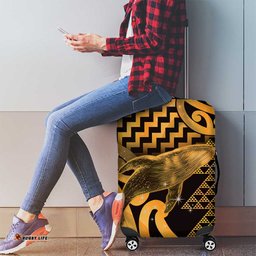 Humpback Whale Matariki New Zealand Luggage Cover NZ Maori Paikea Poutama Luxury Gold LT14