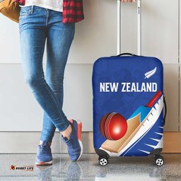 New Zealand Cricket Luggage Cover Kiwi Birds Haka Dance Blue Fern Sporty Style LT03