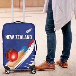New Zealand Cricket Luggage Cover Kiwi Birds Haka Dance Blue Fern Sporty Style LT03