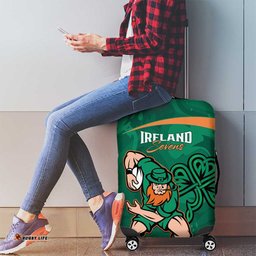 Ireland Rugby Sevens Luggage Cover Go Champions Irish Shamrock LT14