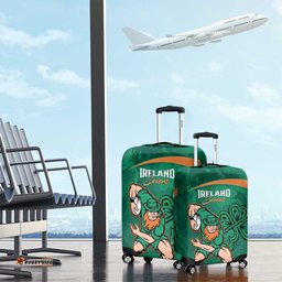 Ireland Rugby Sevens Luggage Cover Go Champions Irish Shamrock LT14