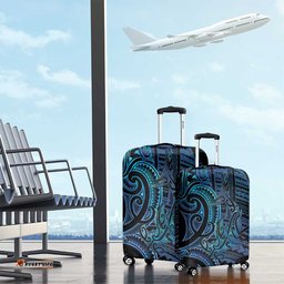 New Zealand Hammerhead Shark Luggage Cover Maori Haehae Mangopare Galaxy LT14