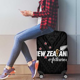 Football New Zealand Luggage Cover Aotearoa United Black Version LT01