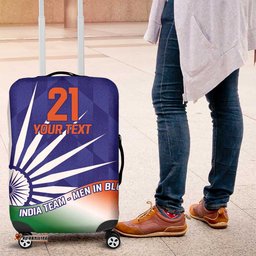 India Cricket Custom Luggage Cover Ashoka Chakra with Flag Style LT9