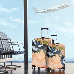 Magpies On Eucalyptus Australia Aboriginal Luggage Cover LT7