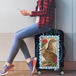 New Zealand Weka Luggage Cover Maori Hen Koru Pattern LT05