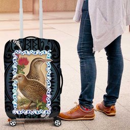 New Zealand Weka Luggage Cover Maori Hen Koru Pattern LT05