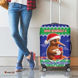 New Zealand Christmas Luggage Cover Have Yourself A Kiwi-tastic Christmas LT05