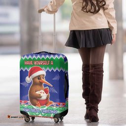 New Zealand Christmas Luggage Cover Have Yourself A Kiwi-tastic Christmas LT05