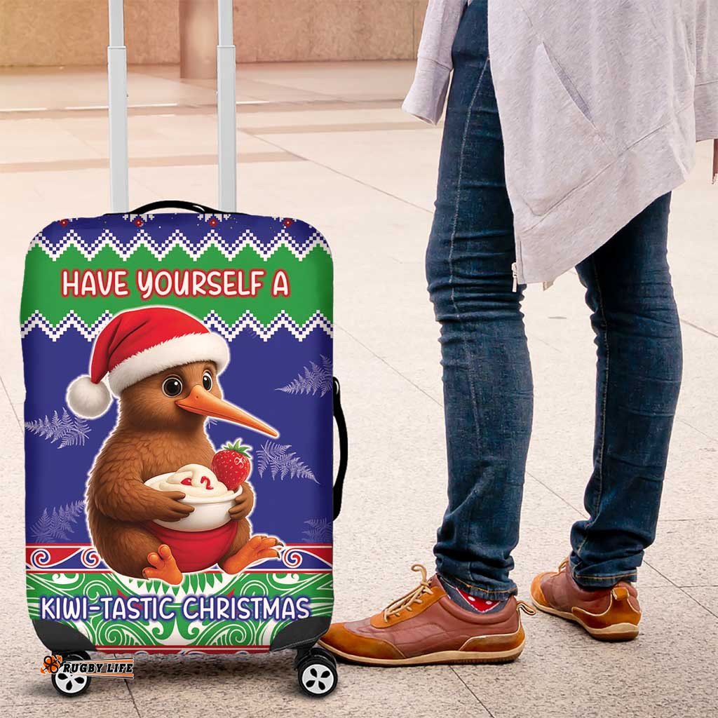 New Zealand Christmas Luggage Cover Have Yourself A Kiwi-tastic Christmas LT05