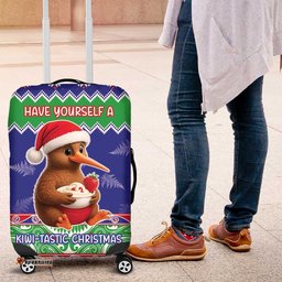New Zealand Christmas Luggage Cover Have Yourself A Kiwi-tastic Christmas LT05