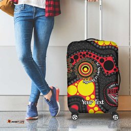 Essendon Bombers NAIDOC Week 2026 Personalised Luggage Cover 50 Years of Deadly Aboriginal Art LT14