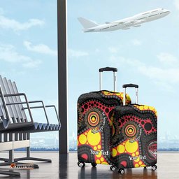Essendon Bombers NAIDOC Week 2026 Personalised Luggage Cover 50 Years of Deadly Aboriginal Art LT14