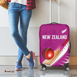 New Zealand Cricket Luggage Cover Kiwi Birds Haka Dance Pink Fern Sporty Style LT03