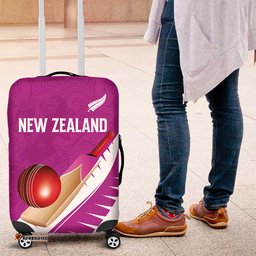 New Zealand Cricket Luggage Cover Kiwi Birds Haka Dance Pink Fern Sporty Style LT03