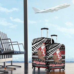 New Zealand Kiwi Santa Christmas Luggage Cover He Wairua Kirihimete LT9
