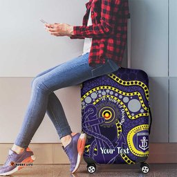 Dockers NAIDOC Week 2026 Personalised Luggage Cover 50 Years of Deadly Aboriginal Art LT14