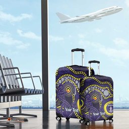 Dockers NAIDOC Week 2026 Personalised Luggage Cover 50 Years of Deadly Aboriginal Art LT14