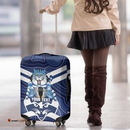 AFL Cats Football Personalised Luggage Cover Final Geelong Premiers Trophy Aboriginal LT14