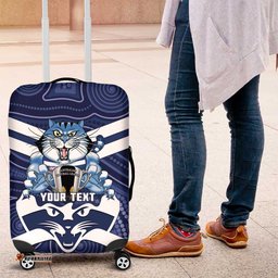 AFL Cats Football Personalised Luggage Cover Final Geelong Premiers Trophy Aboriginal LT14