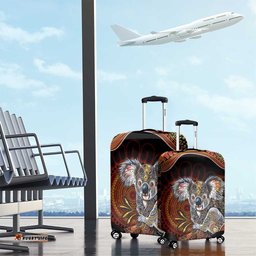Indigenous Koala Australia Luggage Cover Australian Aboriginal Art Proud LT14