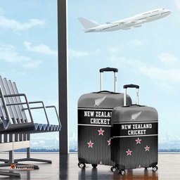 New Zealand Cricket Luggage Cover Black Cap Unbeatable LT05