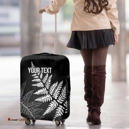 New Zealand Lawn Bowls Personalized Luggage Cover Wrap-Around Silver Fern LT7
