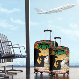 Personalised Rabbitohs Rugby ANZAC Day Luggage Cover Last Post Poppy We Will Remember Them LT14