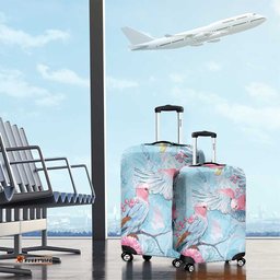 Galah Birds Australia Baby Blue & Pink Luggage Cover LT7