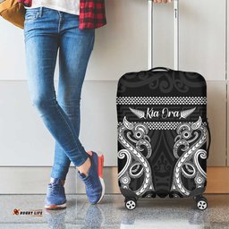 Kia Ora New Zealand Luggage Cover Maori Language Week Pango Taniko Motif LT14