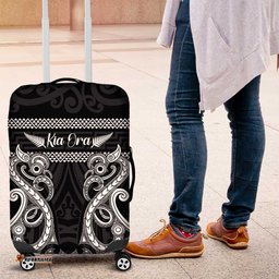 Kia Ora New Zealand Luggage Cover Maori Language Week Pango Taniko Motif LT14