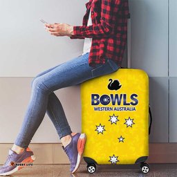 Western Australia Lawn Bowls Luggage Cover Aussie Minimalist Style LT9