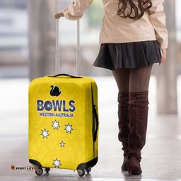Western Australia Lawn Bowls Luggage Cover Aussie Minimalist Style LT9