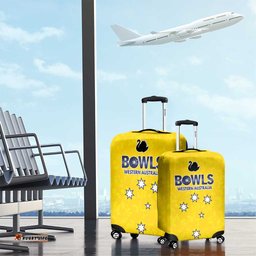 Western Australia Lawn Bowls Luggage Cover Aussie Minimalist Style LT9