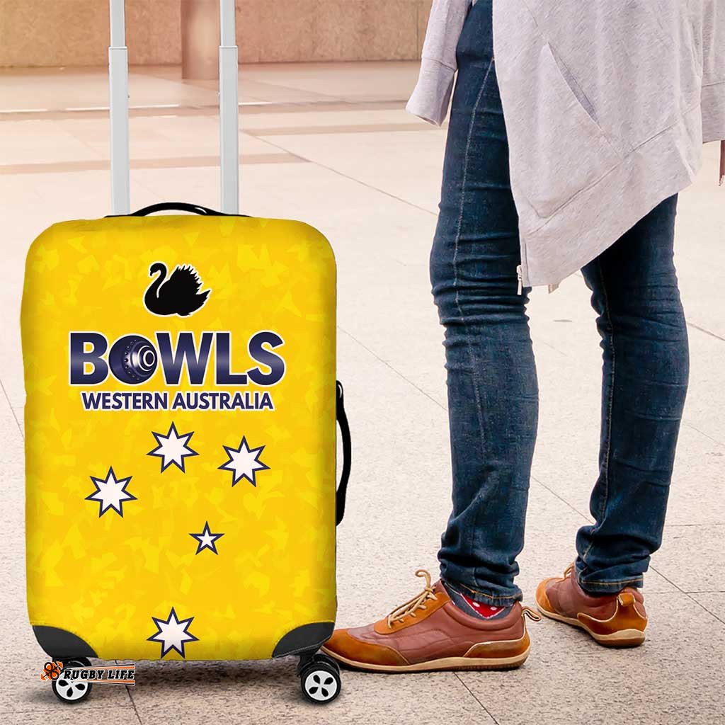 Western Australia Lawn Bowls Luggage Cover Aussie Minimalist Style LT9