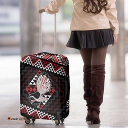 Taniko Aotearoa Luggage Cover Poutama Mix Piwakawaka LT7